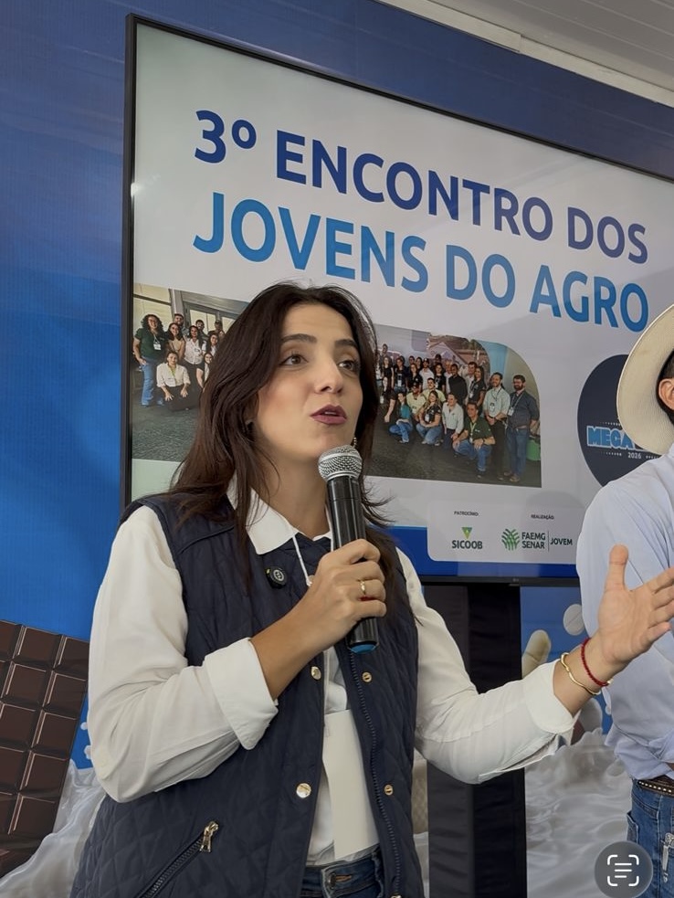 Marcela Trópia destaca inovação e protagonismo jovem durante Encontro dos Jovens do Agro na MegaLeite